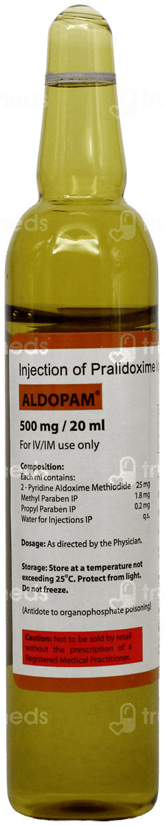 Aldopam 500 MG Injection 20 ML Aldopam 500 MG Injection 20 ML